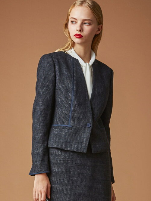 Epoca The Shop ノーカラーチェックツイードジャケット Rakuten Fashion 楽天ファッション 旧楽天 ブランドアベニュー Bx8060