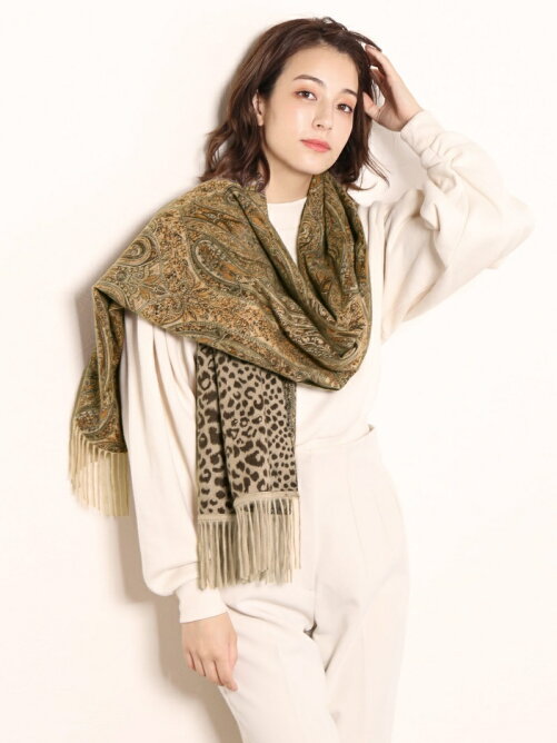 Filomo Filomo カシミヤ100 ペイズリー レオパード柄リバーシブル大判ストール Rakuten Fashion 楽天ファッション 旧 楽天ブランドアベニュー By9060