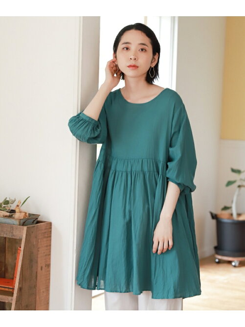 Studio Clip ダブルフロントギャザーチュニックワンピース Rakuten Fashion 楽天ファッション 旧楽天ブランドアベニュー Df0060