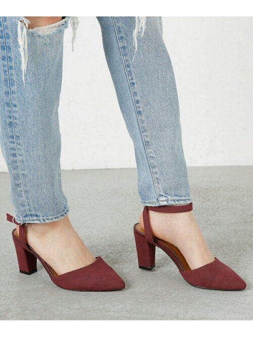 Moussy ポインテッドトゥストラップパンプス Rakuten Fashion 楽天