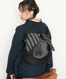 Nico@ntique ニコアンティーク ホーランド・ロップ うさぎ作り帯 ブラック ウタタネ 着物・浴衣・和装小物 和装小物 ブラック【送料無料】