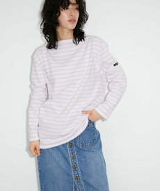 ADAM ET ROPE' FEMME 【SAINT JAMES for ADAM ET ROPE'】セントジェームス別注OUESSANT アダムエロペ トップス カットソー・Tシャツ イエロー ブルー ピンク ネイビー【送料無料】