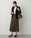レオパードプリントスカート