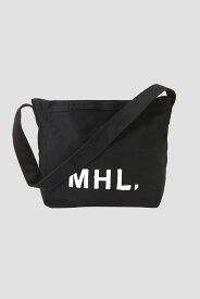 MHL. HEAVY COTTON CANVAS マーガレット・ハウエル バッグ その他のバッグ ブラック【送料無料】