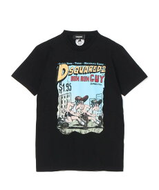 DSQUARED2 DSQUARED2 COOL FIT T-SHIRT ディースクエアード トップス カットソー・Tシャツ ブラック ホワイト【送料無料】