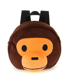 A BATHING APE BABY MILO PLUSH BACKPACK ア ベイシング エイプ バッグ リュック・バックパック ブラウン【送料無料】
