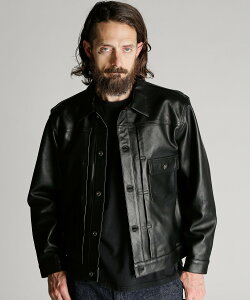 Schott SHEEP LEATHER 1st TRACKER JACKET/�V�[�v���U�[ �g���b�J�[�W���P�b�g �V���b�g �W���P�b�g�E�A�E�^�[ ���C�_�[�X�W���P�b�g �u���b�N�y���������z