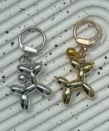 【SALE／54%OFF】Depral バルーンドッグチャーム キーホルダー 犬 いぬ イヌ シルバー ゴールド ヴィータ…