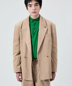 �ySALE�^50%OFF�zM TO R 2WAY CORDUROY W JACKET UNISEX (SETUP�Ή�) �A�_���G���y �W���P�b�g�E�A�E�^�[ �e�[���[�h�W���P�b�g�E�u���U�[ �x�[�W�� �l�C�r�[�y���������z