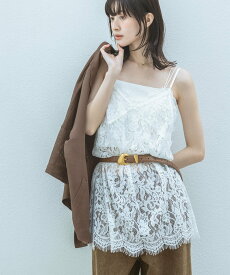 【SALE／29%OFF】LAKOLE レースキャミミニワンピース ラコレ ワンピース・ドレス チュニック ブラック ホワイト