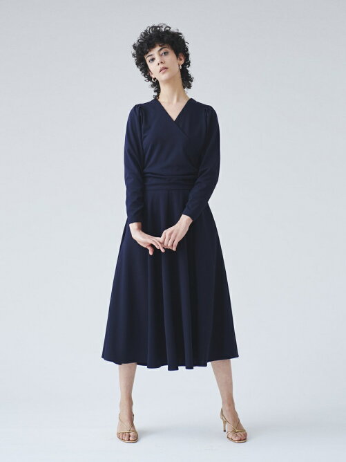 Lanvin En Bleu カシュクールカットソーワンピース Rakuten Fashion 楽天ファッション 旧楽天ブランドアベニュー Aj7062