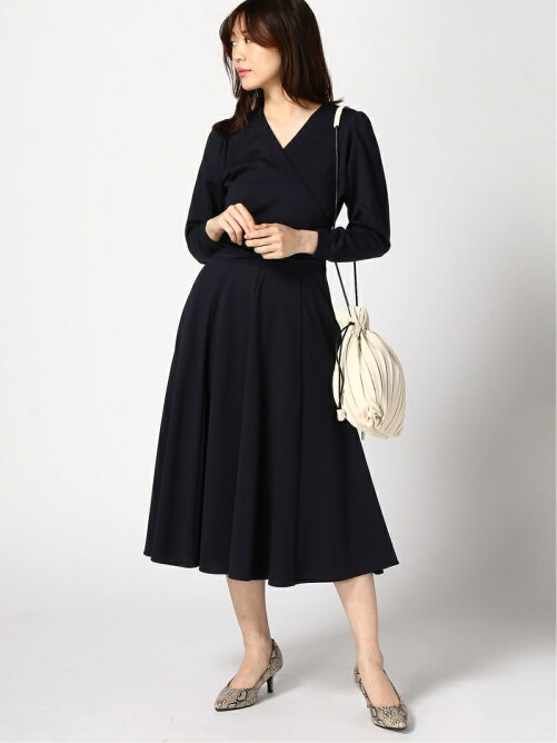 Lanvin En Bleu カシュクールカットソーワンピース Rakuten Fashion 楽天ファッション 旧楽天ブランドアベニュー Aj7062