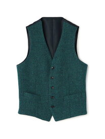 【SALE／73%OFF】TOMORROWLAND MEN ウールツイード 5Bベスト Harris Tweed トゥモローランド ジャケット・アウター その他のジャケット・アウター【送料無料】