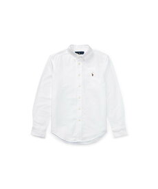 POLO RALPH LAUREN (ボーイズ 8才~20才)コットン オックスフォード シャツ ラルフローレン トップス シャツ・ブラウス ホワイト【送料無料】