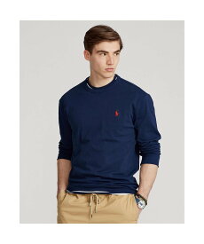POLO RALPH LAUREN クラシック フィット ジャージー ロングスリーブ Tシャツ ラルフローレン トップス カットソー・Tシャツ ブルー【送料無料】