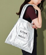 CITEN 【＋20％ポイントバック】CITEN パデッド クリア ロゴ トートバッグ シテン バッグ トートバッグ …