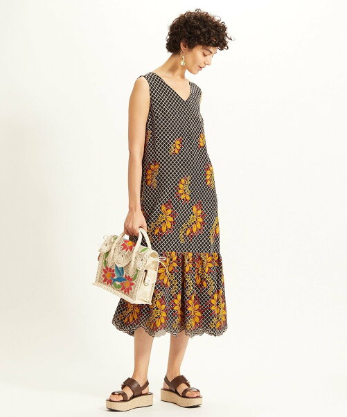 Grace Continental チェック刺繍ロングワンピース Rakuten Fashion 楽天ファッション 旧楽天 ブランドアベニュー Ay8063