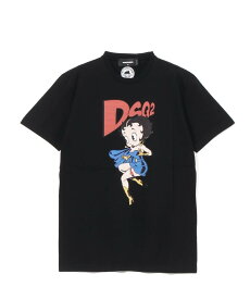 DSQUARED2 BETTY BOOP COOL FIT T-SHIRT ディースクエアード トップス カットソー・Tシャツ ブラック ホワイト【送料無料】