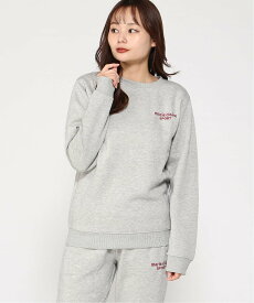 【SALE／55%OFF】marie claire sport marie claire sport/(W)起毛スウェットクルー ニッキー トップス スウェット・トレーナー グレー ブラック ホワイト