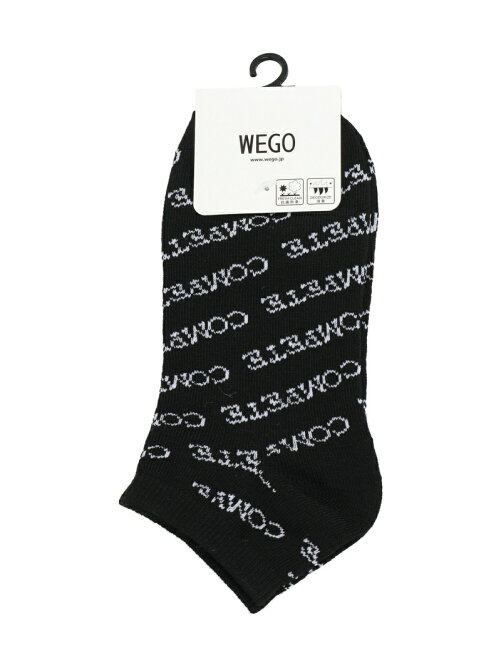 Wego Wego L 総柄ロゴショートソックス Rakuten Fashion 楽天ファッション 旧楽天ブランドアベニュー Bz64