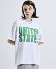 Soffitto 【SCREEN STARS/スクリーンスターズ】LIFE UNITED STATES フォトプリントTシャツ ソフィット トップス カットソー・Tシャツ ホワイト【送料無料】