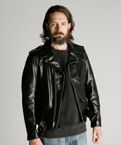 Schott 613UHT HORSEHIDE ONESTAR TALL/�z�[�X�n�C�h �����X�^�[�g�[�� �V���b�g �W���P�b�g�E�A�E�^�[ ���C�_�[�X�W���P�b�g �u���b�N�y���������z