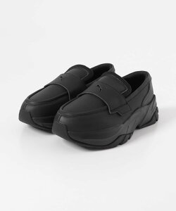 URBAN RESEARCH DOORS PUMA LOAFYR ウィメンズ アーバンリサーチドアーズ シューズ・靴 ローファー ブラック ホワイト【送料無料】