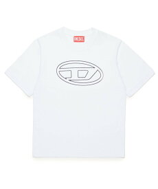 【SALE／55%OFF】DIESEL DIESEL(ディーゼル)Kids & Junior ブランドロゴ半袖Tシャツカットソー シフォン トップス カットソー・Tシャツ ブラック ホワイト【送料無料】