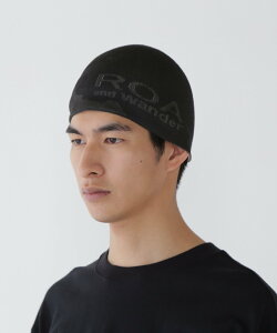 and wander ROA x and wander beanie �A���h�����_�[ �X�q ���̑��̖X�q �u���b�N�y���������z