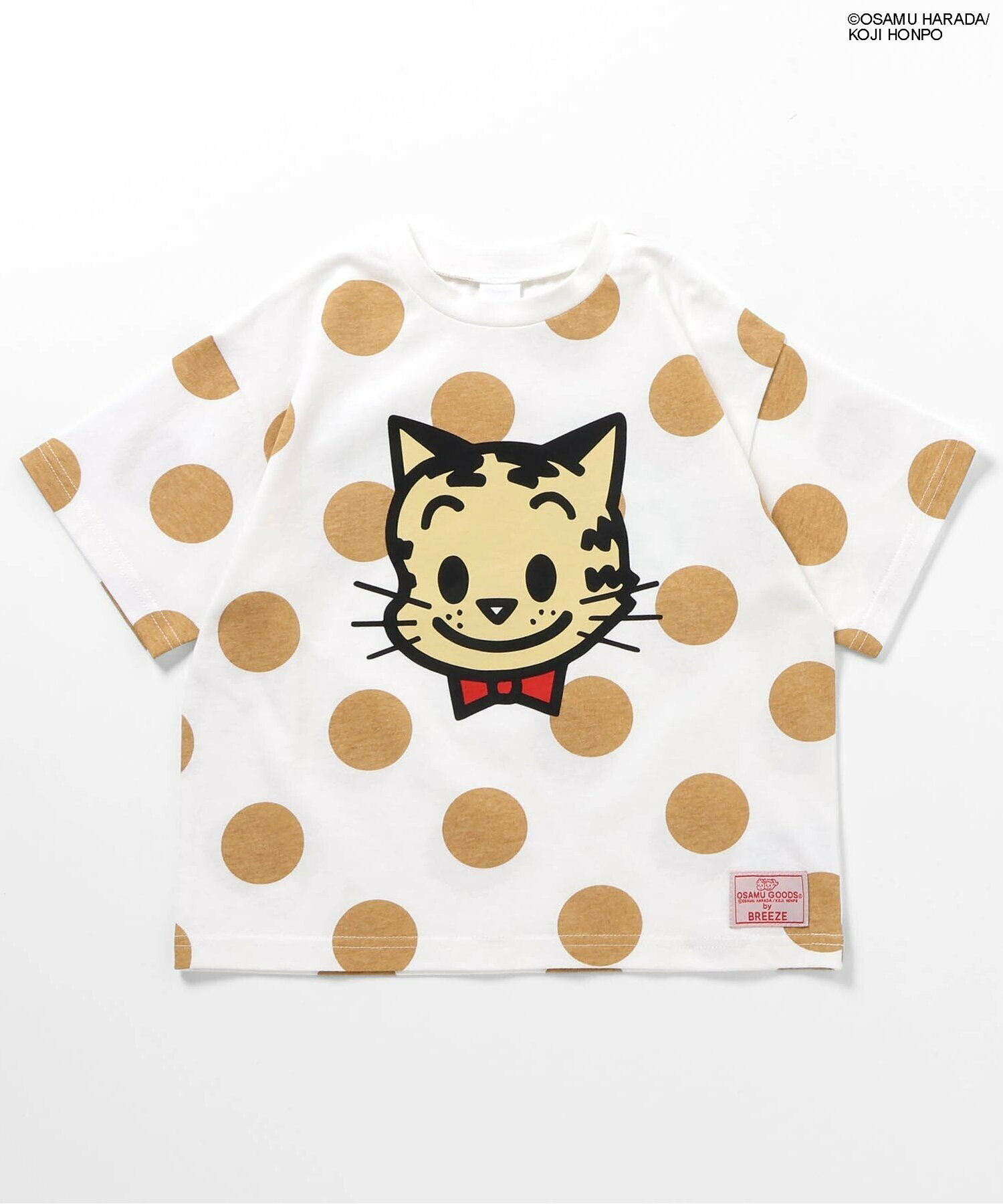 WEB 한정 OSAMU GOODS 콜라보 테두리 & 도트 T셔츠