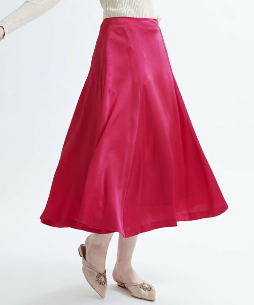 Lanvin En Bleu サテンフレアスカート Rakuten Fashion 楽天ファッション 旧楽天ブランドアベニュー Aj7065