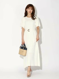 【SALE／45%OFF】MISCH MASCH ニットワンピース ミッシュマッシュ ワンピース・ドレス ワンピース ブラック ベージュ ホワイト【送料無料】