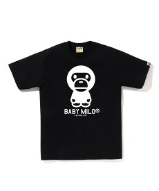 A BATHING APE BICOLOR BABY MILO TEE ア ベイシング エイプ トップス カットソー・Tシャツ ブラック グリーン パープル ホワイト【送料無料】