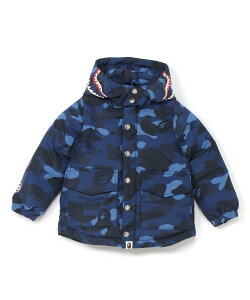 A BATHING APE COLOR CAMO SHARK 4WAY DOWN JACKET �A �x�C�V���O �G�C�v �W���P�b�g�E�A�E�^�[ �_�E���W���P�b�g�E�_�E���x�X�g �p�[�v�� ���b�h �l�C�r�[�y���������z