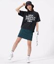 ハーフスリーブ モックネック プルオーバー (WOMENS)