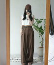 【先再々予約スタート!】 タックワイドパンツ(MA-002)