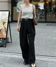 【先再々予約スタート!】 タックワイドパンツ(MA-002)