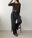 【先再々予約スタート!】 タックワイドパンツ(MA-002)