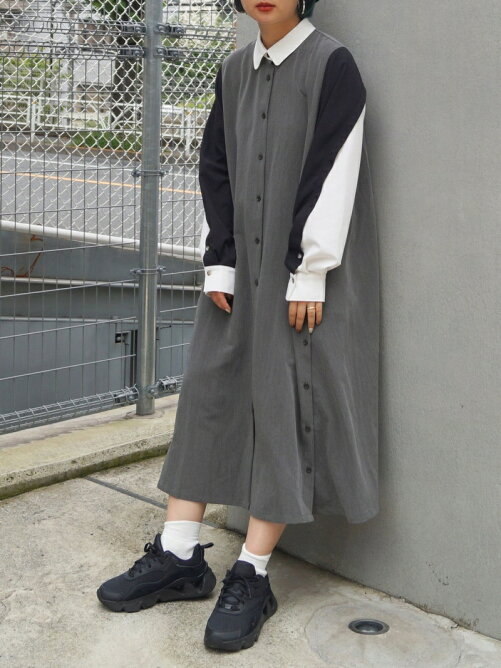 179 Wg 袖切替クレリックシャツワンピース Rakuten Fashion 楽天ファッション 旧楽天ブランドアベニュー Dk3066