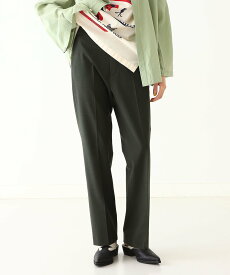 【SALE／50%OFF】BEAMS BOY maturely / 2Way Stretch Slacks ビームス アウトレット パンツ スラックス・ドレスパンツ グリーン ベージュ【送料無料】