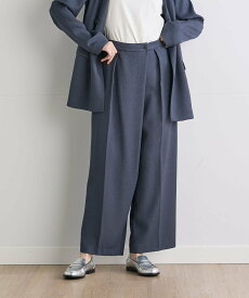 【SALE／30%OFF】INED 【セットアップ対応】《INED CLARO》アリシアLINOパンツ イネド パンツ スラックス・ドレスパンツ ベージュ グレー【送料無料】