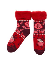 BACKYARD FAMILY トイヴォ もこもこソックス レディース MOKOMOKO SUKKA ムーミン ローラ 靴下・レッグウェア 靴下 イエロー ピンク グレー レッド グリーン