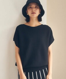 【SALE／44%OFF】THE SHOP TK 【新色入荷】【UVケア/接触冷感/毛玉になりにくい/洗濯機OK】美人ニット~晩夏色~ ザ ショップ ティーケー トップス ニット ブラック ベージュ オレンジ ブルー