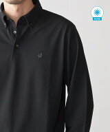 SHIPS MEN 【WEB限定】SHIPS: 吸水速乾・UVケア Drymix(R)ワンポイントロゴ ボタンダウン 長袖ポロシャツ…