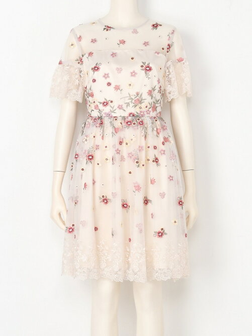 Lily Brown フラワー刺繍ワンピース Rakuten Fashion 楽天ファッション 旧楽天ブランドアベニュー R