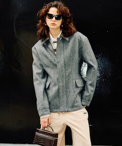 PRANK PROJECT �E�[���A���[�O���X�o�[���W���P�b�g / Wool Hourglass Barn Jacket �v�����N �v���W�F�N�g �W���P�b�g�E�A�E�^�[ �u���]���E�W�����p�[ �O���[�y���������z