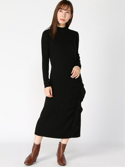 Lanvin En Bleu サイドフリルニットワンピース Rakuten Fashion 楽天ファッション 旧楽天ブランドアベニュー Bu6068