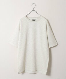 【SALE／6%OFF】ZIP FIVE 肉厚ワッフルクルー&ヘンリー半袖Tシャツ ジップファイブ トップス カットソー・Tシャツ ホワイト グレー ブラック イエロー グリーン ブルー ベージュ