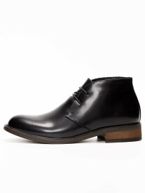 SVEC SVEC プレーントゥ チャッカブーツ シュベック シューズ・靴 ブーツ ブラック【送料無料】