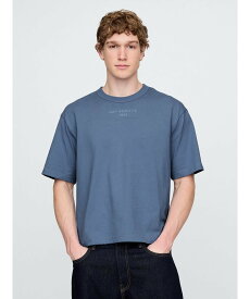 【SALE／59%OFF】GAP (U)オーバーサイズ ATHLETICロゴ Tシャツ ギャップ トップス カットソー・Tシャツ ホワイト ブルー グリーン ブラック